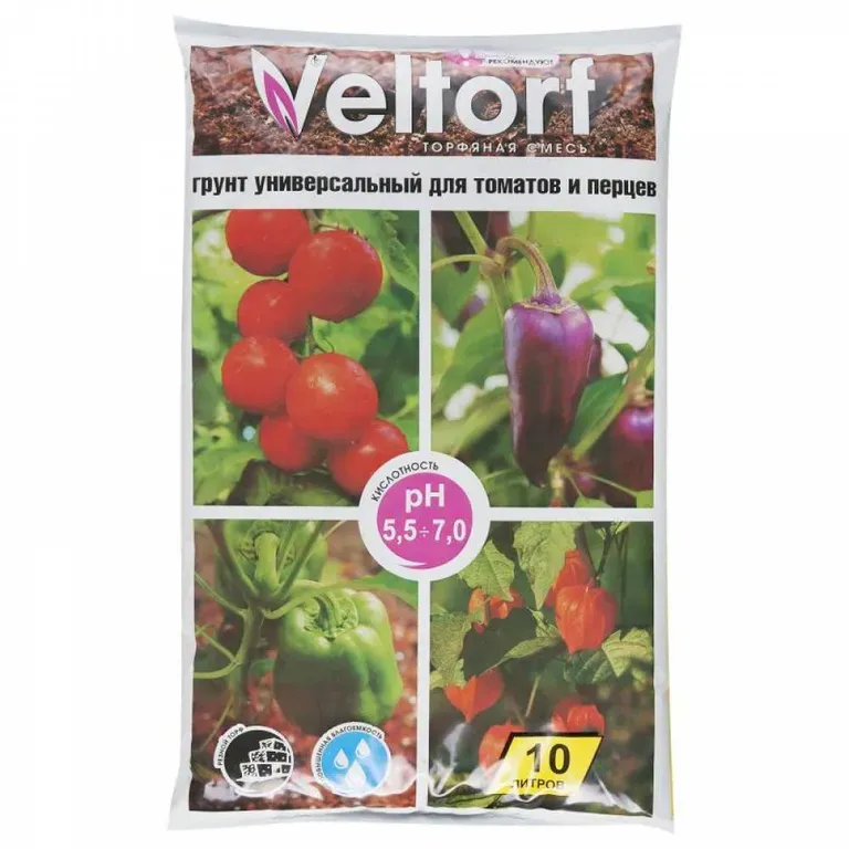 Грунт универсальный для томатов и перцев Veltorf