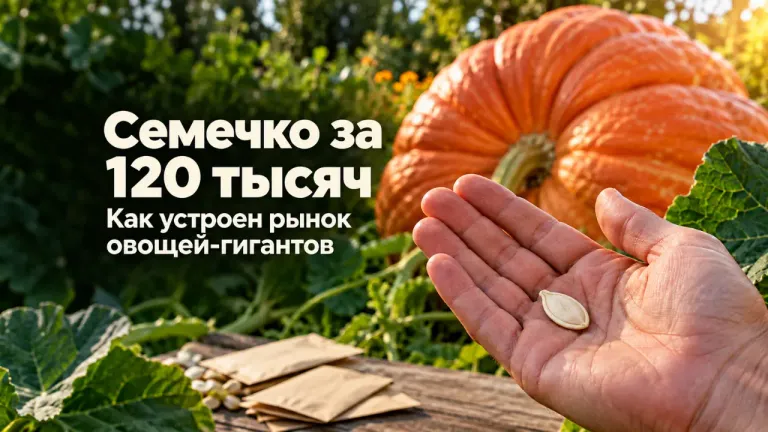 Семечко за 120 тысяч — рынок овощей-гигантов